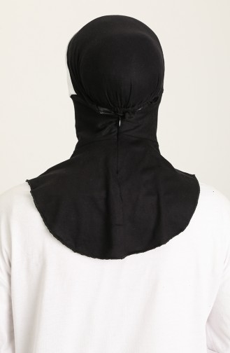صفامروة بونيه بتصميم حجاب 20لون اسود وأبيض 20