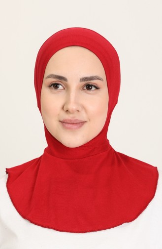 Sefamerve Übergröße Hijab Bonnet 01 Weinrot 01