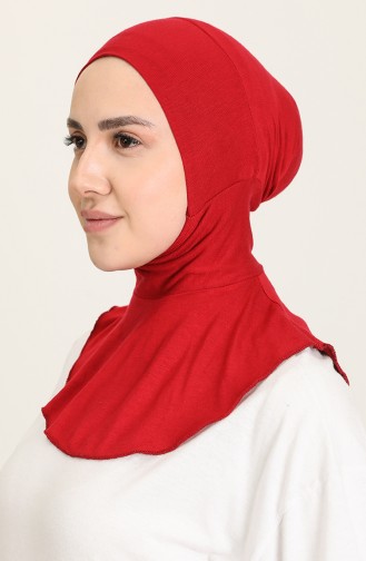 Sefamerve Übergröße Hijab Bonnet 01 Weinrot 01
