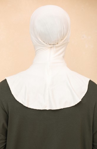 Sefamerve Bonnet Hijab Grande Taille 05 Ecru 05