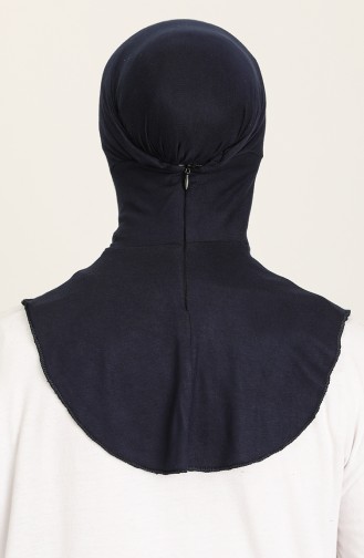 Sefamerve Bonnet Hijab Grande Taille 08 Bleu Marine 08