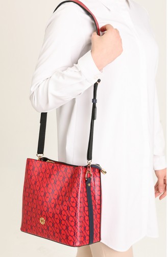 Rot Schultertasche 0083-01