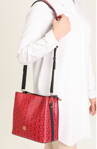 Red Shoulder Bag 0083-01