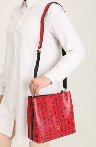 Rot Schultertasche 0083-01