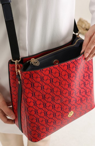 Rot Schultertasche 0083-01