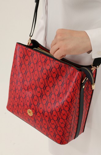 Rot Schultertasche 0083-01