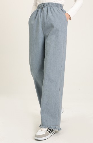 Pantalon Bleu Glacé 3602A-01