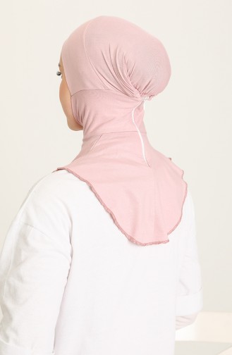 صفامروة بونيه بتصميم حجاب 08 لون وردي 08