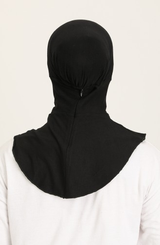 Sefamerve Hijab Bonnet 01 Black 01