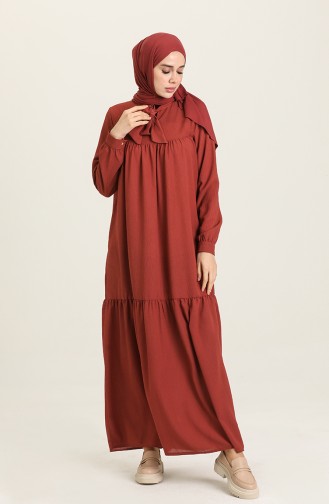 Dusty Rose Hijab Dress 1730B-01