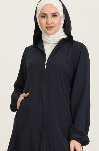 Light Navy Blue Cape 0202-11