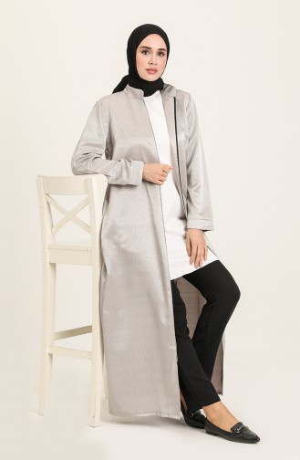 Gray Abaya 6013-02