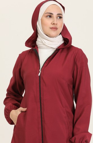 Dark Claret Red Cape 0202-12