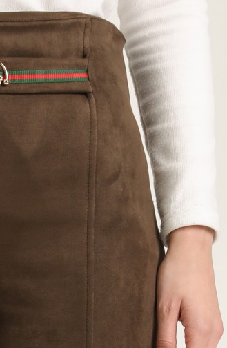 Süet Pantolon 9K1901001-03 Haki