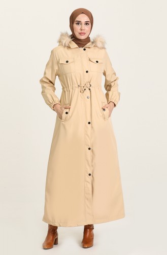 Beige Coats 4072-08