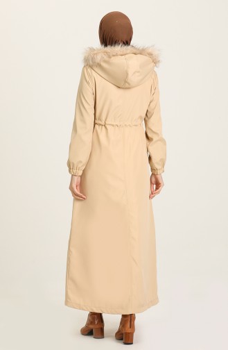 Beige Coats 4072-08