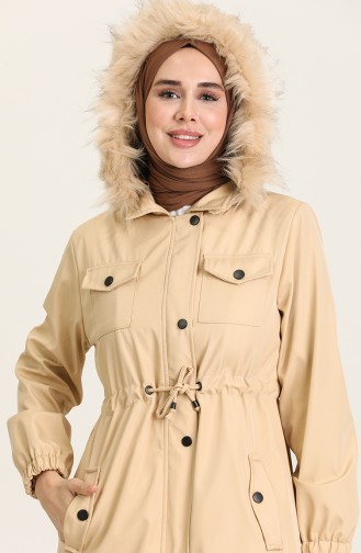 Beige Coats 4072-08