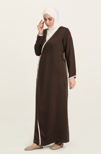Dark Brown Praying Dress 7005-03