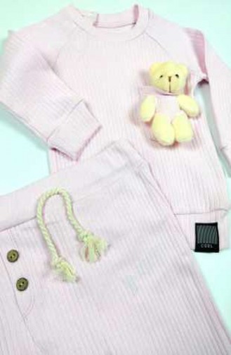 Ensembles Bébé et Enfant Rose 0006-01