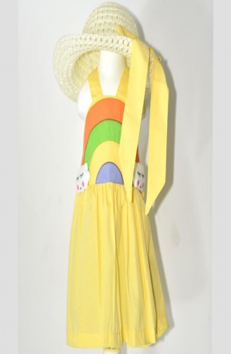 Yellow Baby and Children`s Dress 0007-01