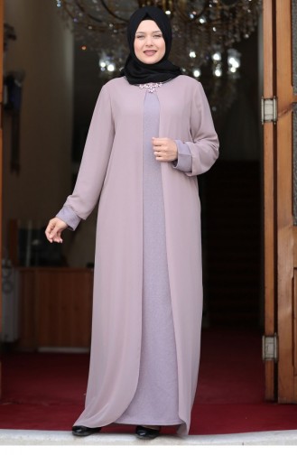 Puder Hijab-Abendkleider 1825