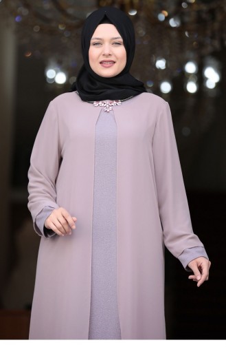 Puder Hijab-Abendkleider 1825