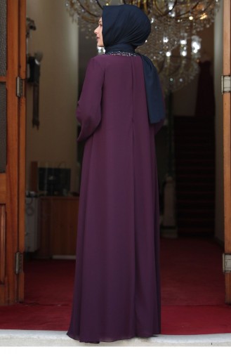 Habillé Hijab Pourpre 1830