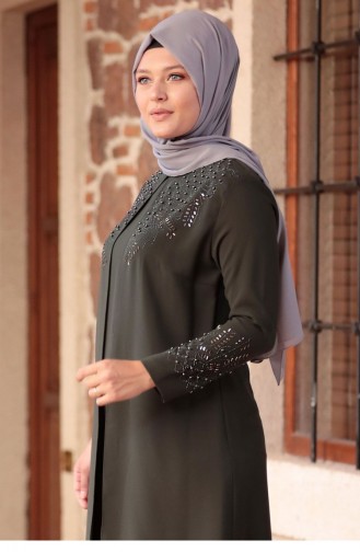 Habillé Hijab Khaki 1838