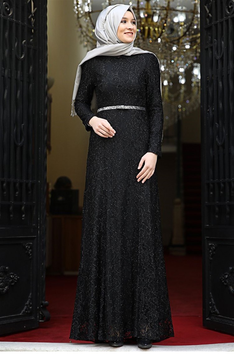Hijab with on sale black dress