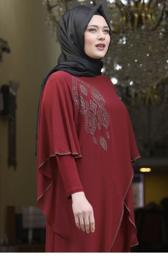 Habillé Hijab Bordeaux 1877