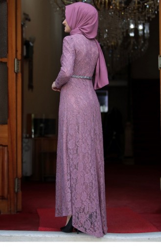 Lilac İslamitische Avondjurk 1983