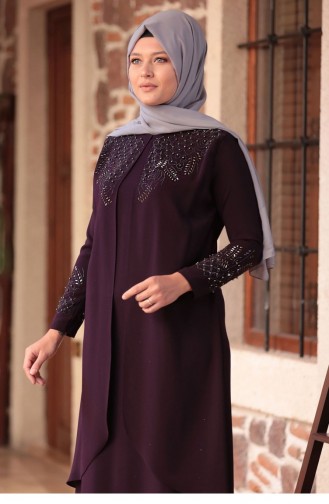 Habillé Hijab Plum 1984