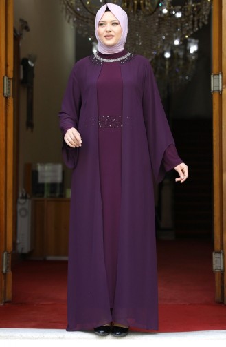 Zwetschge Hijab-Abendkleider 1994