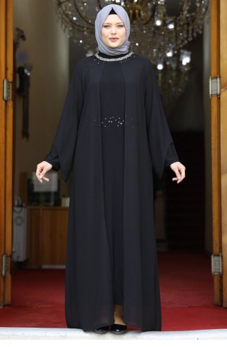 Black Hijab Evening Dress 1995