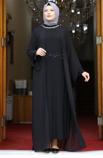 Black Hijab Evening Dress 1995