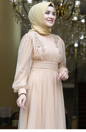 Habillé Hijab Mousse de miel 2050