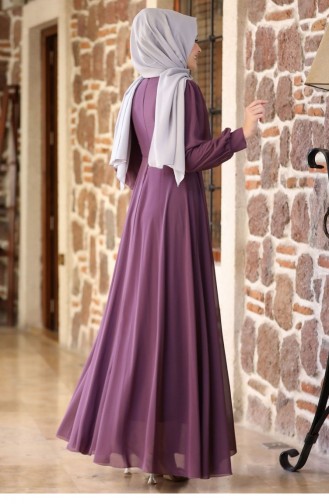 Dusty Rose İslamitische Avondjurk 2127