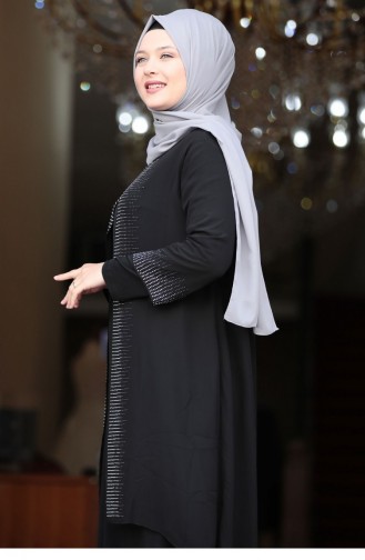 Gül Abiye Siyah Amine Hüma