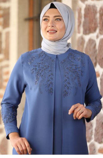 Habillé Hijab Indigo 2151