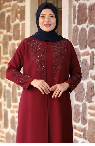 Habillé Hijab Bordeaux 2157