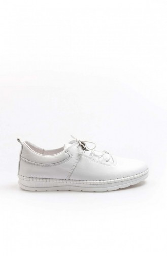 White Casual Shoes 934ZA105.Beyaz