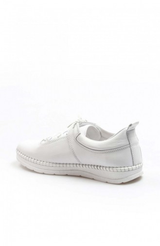 White Casual Shoes 934ZA105.Beyaz