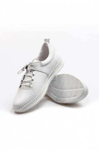 White Casual Shoes 934ZA105.Beyaz