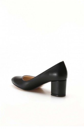 Black High-Heel Shoes 961ZA559.Siyah