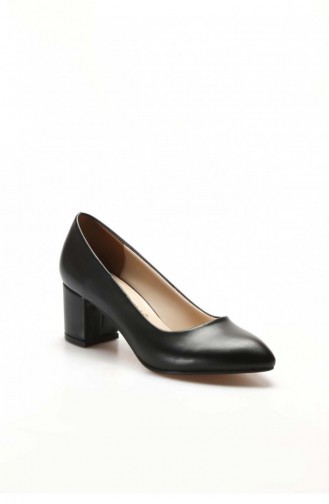 Black High-Heel Shoes 961ZA559.Siyah