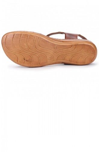 Tobacco Brown Summer Sandals 21YAZSANPOT0002_TAB.Taba