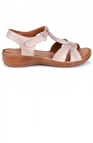 Beige Sommer Sandalen 21YAZSANPOT0005_BEJ.BEJ