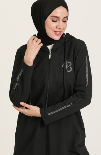 Black Tracksuit 7043-01