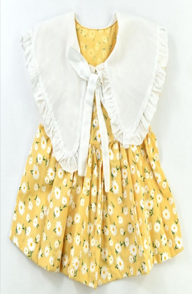 mustard baby dress
