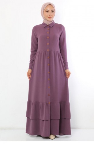 Purple Abaya 10192-2.Mor